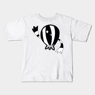 The Black White Balloon Kids T-Shirt